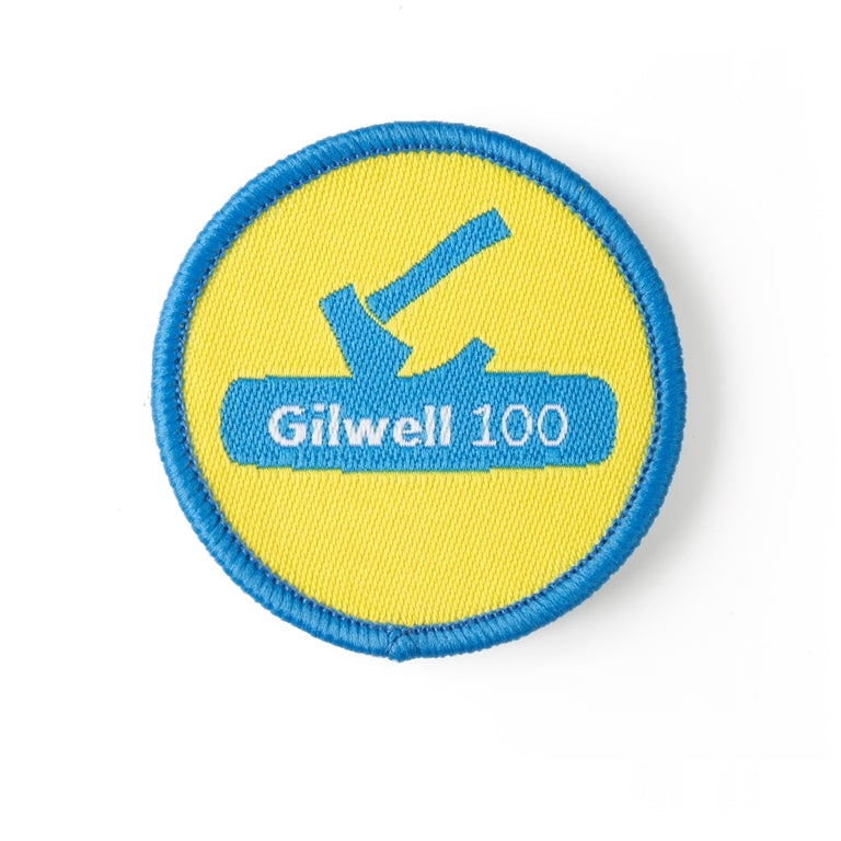 Gilwell 100 Woven Fun Badge