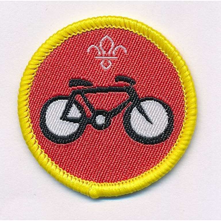 Cub Scout Cyclist Activity Badge, Not sponsored