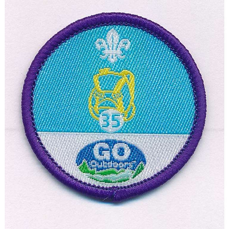 Hikes Away Staged Activity Badge 35, Go Outdoors OLD FDL