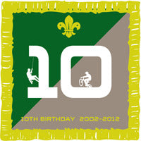 Explorers and Network 10th Aniversary Badge