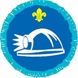 Explorer Scout Caving Activity Badge OLD FDL