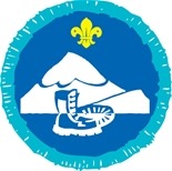 Explorer Scout Hill Walking Activity Badge OLD FDL