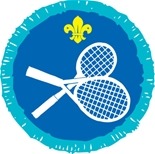 Explorer Scout Racquet Sports Activity Badge OLD FDL
