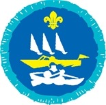 Explorer Scout Water Activities Activity Badge OLD FDL
