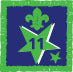 Participation or Joining in Badge, Star. 11 Year, OLD FDL