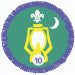 Nights Away Staged Activity Badge 10 Nights, not sponsored OLD FDL