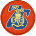 Girl Guides 75th Anniversary Badge, 1910 - 1985