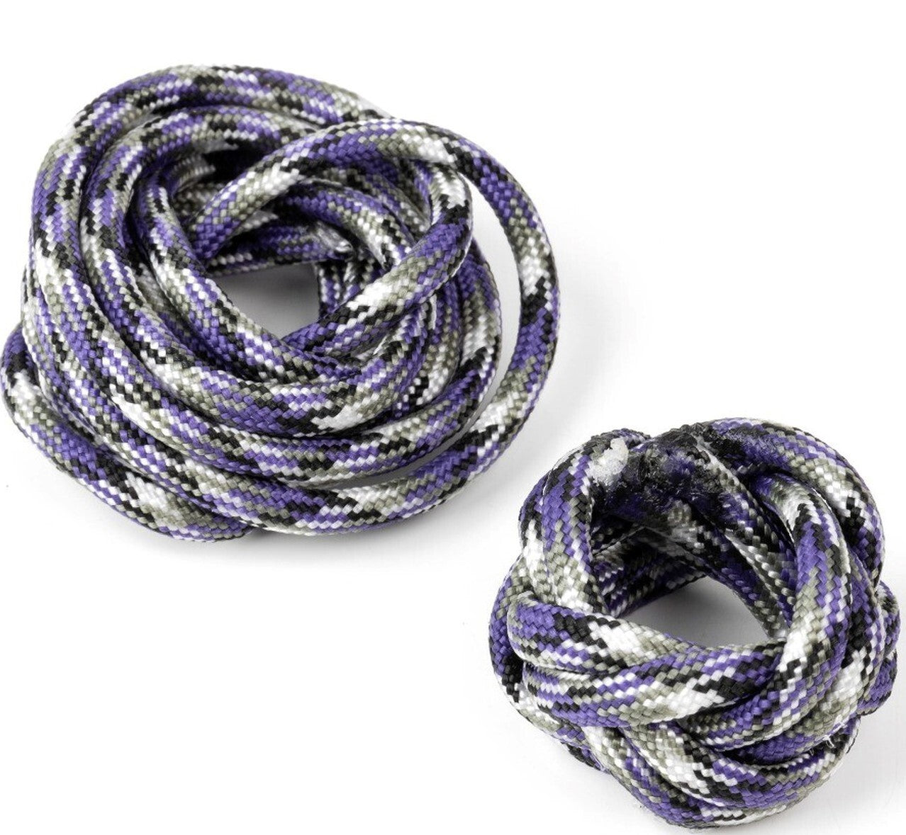 DIY Paracord Woggle Kit, purple and white
