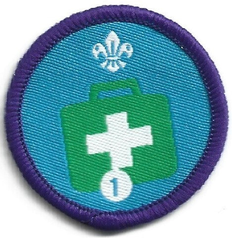Emergency Aid Activity Badge Stage 1 (not Sponsored) OLD FDL