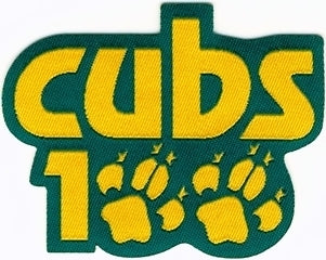 Cubs100 Centenary Woven Fun Badge, 165mm