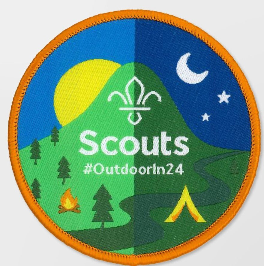 Outdoor in 24 fun badge, for Nights away