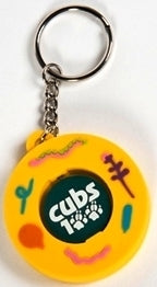 Cubs100 Spinning Key Fob, (Key ring).