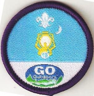Nights Away Staged Activity Badge 15 Nights, Go Outdoors, with Large Numbers OLD FDL