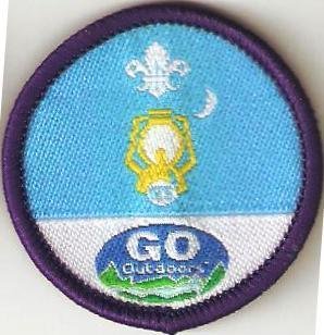 Nights Away Staged Activity Badge 125 Nights, Go Outdoors OLD FDL