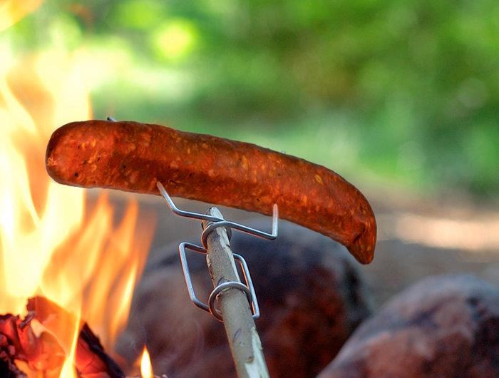 Light My Fire, Campfire, barbeque/cooking, Marshmallow fork.