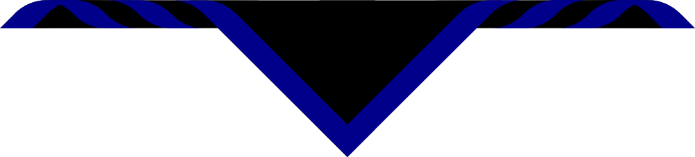 85th Coventry Youth Size Scarves, pack of 10 (delivery about 2 weeks) Black with a 1' Royal Blue Border.