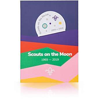 Scouts on the Moon 1969 - 2019 Badge and card