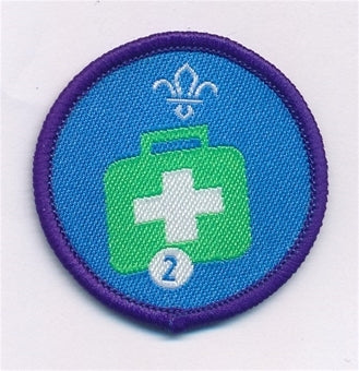 Emergency Aid Activity Badge Stage 2, not sponsored