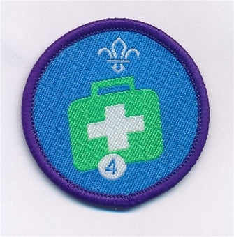 Emergency Aid Activity Badge Stage 4, not Sponsored