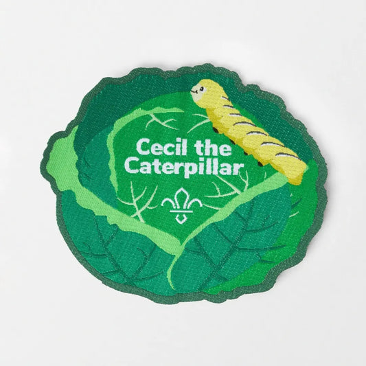 Cecil the Caterpillar Campfire Song Blanket Badge