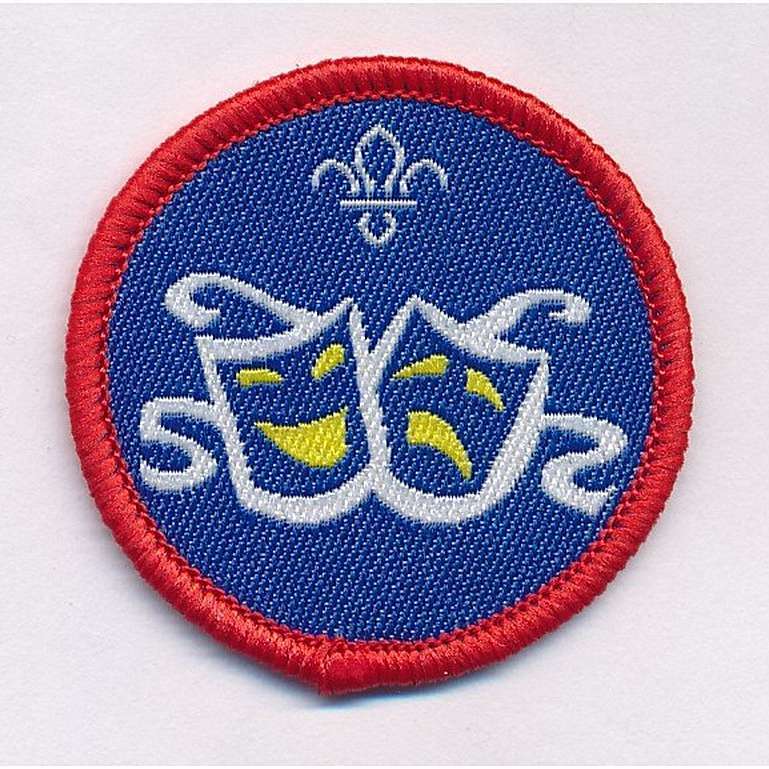 Scout Entertainer Activity Badge not sponsored