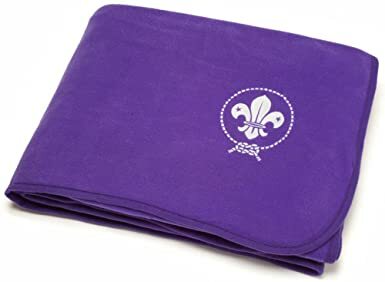 World Scout Purple Fleece Camp Blanket / Throw