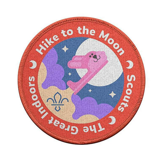 Scouts The Great Indoors Hike to the Moon Fun Badge.