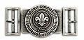 World Scout Belt Buckle, Silver effect