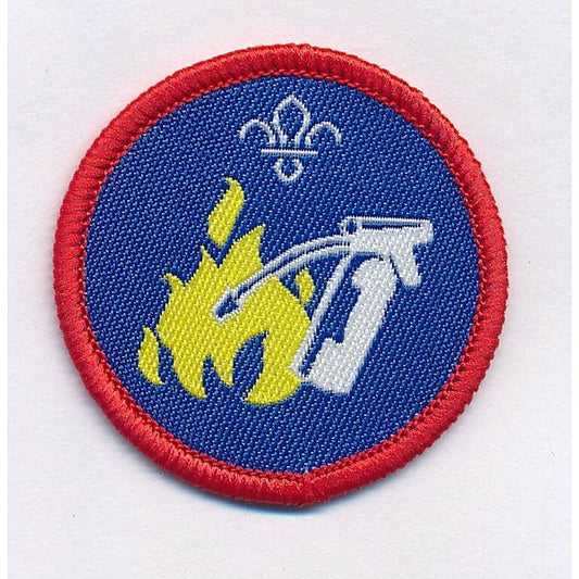 Scout Fire Safety Activity Badge not sponsored