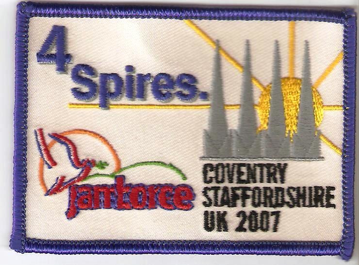 2007 4Spires Jamboree Contingent Badge (Coventry and Staffordshire)