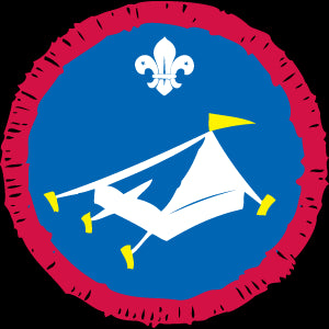 Scout Camper Activity Badge, Not sponsored OLD FDL