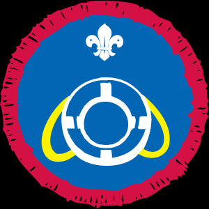 Scout Lifesaver Activity Badge OLD FDL