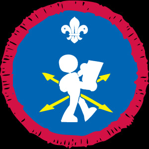 Scout Orienteer Activity Badge, not sponsored OLD FDL