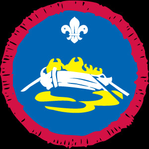 Scout Pulling (Fixed Seated Rowing) Activity Badge OLD FDL