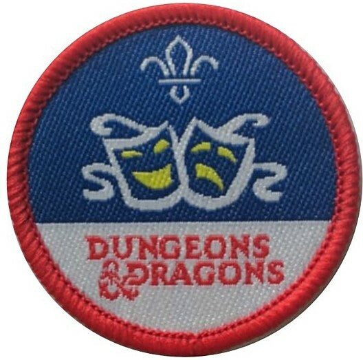 Scout Entertainer Activity Badge Dungeons& Dragons