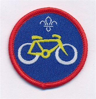 Scout Cyclist Activity Badge, not sponsored