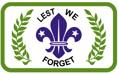 Scout Memorial "Lest We Forget" Badge