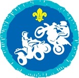 Explorer Scout Motor Sports Activity Badge OLD FDL