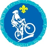 Explorer Scout Mountain Biking Activity Badge OLD FDL