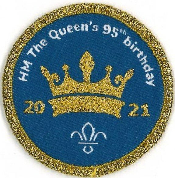 The Queen's 95th Birthday Occasional Uniform Badge