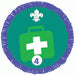 Emergency Aid Activity Badge Stage 4, Care OLD FDL