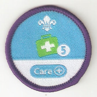 Emergency Aid Activity Badge Stage 5, Care OLD FDL