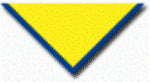 40th Coventry Adult Size Scarves, pack of 2 (delivery about 2 weeks) Lemon with 1" Royal Blue Border