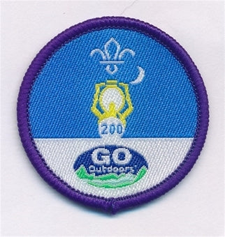 Nights Away Staged Activity Badge 200 Nights, Go Outdoors