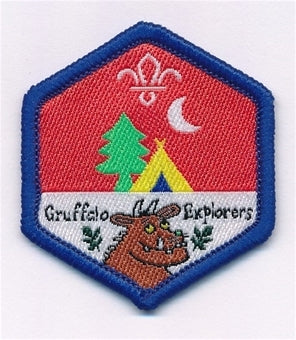 Beaver Scout My Outdoors Challenge Award Badge, Gruffalo Explorers