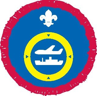 Scout Air and Sea Navigation  Activity Badge OLD FDL