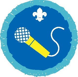 Explorer Scout Media Relations and Marketing Activity Badge OLD FDL