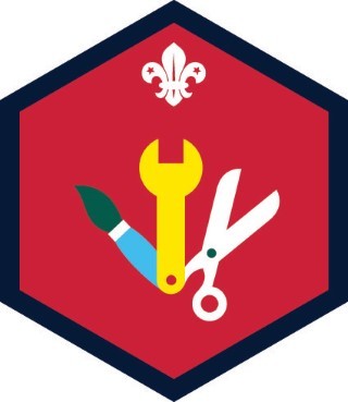 Beaver Scout My Skills Challenge Award Badge OLD FDL