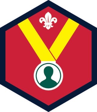 Beaver Scout My Personal Challenge Award Badge OLD FDL