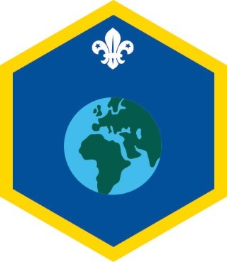 Cub Scout Our World Challenge Award Badge OLD FDL